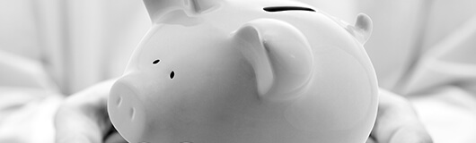 Das Bild zeigt ein Sparschwein als Symbol fuer den Fachbereich Kommunikation fuer Pensionskassen. 